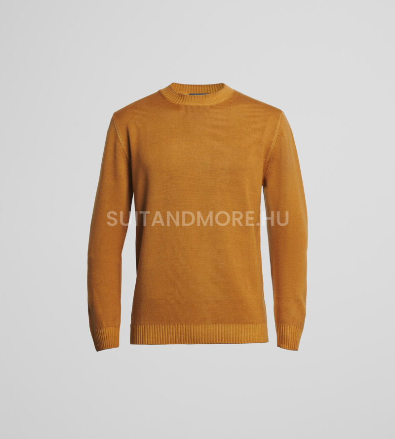 digel-mustarsarga-modern-fit-kerek-nyaku-gyapju-pulover-aaric-1-1-1218053-98-01