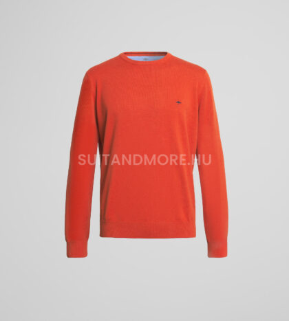 fynch-hatton-narancssarga-modern-fit-kerek-nyaku-pulover-1213210-206-001