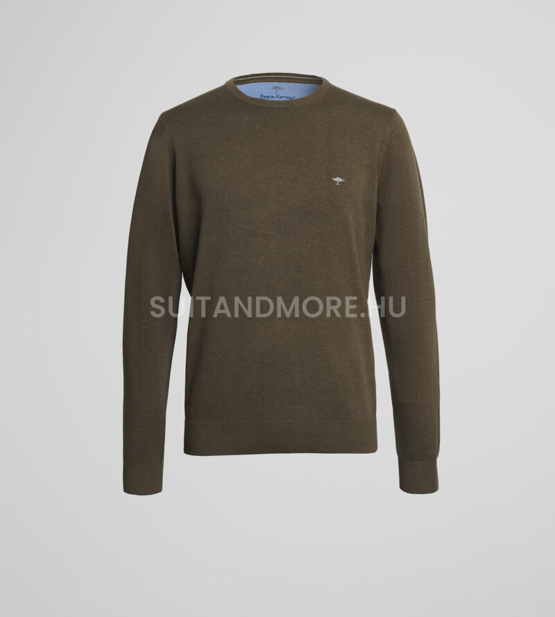 fynch-hatton-zold-modern-fit-kerek-nyaku-puloverr-1213210-704-01