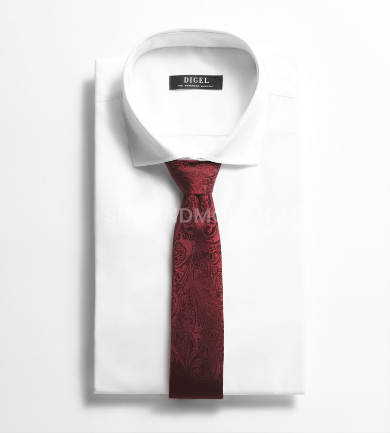 olymp bordo paisley mintas tiszta selyem eskuvoi nyakkendo 1784 00 39 02