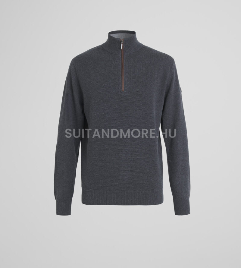 redmond-szurke-modern-fit-garbo-nyaku-pulover-623-79-01